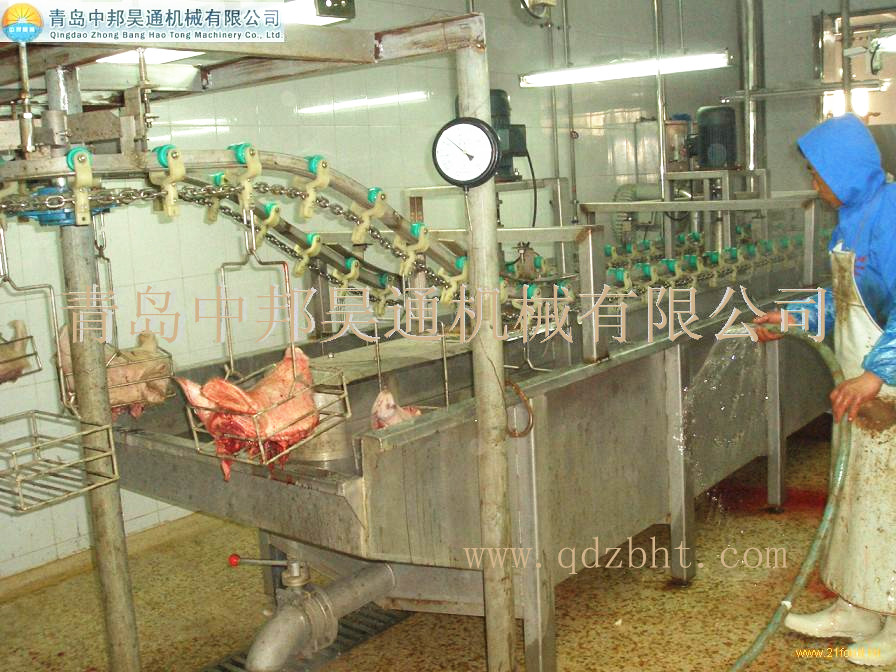 豬頭燙毛機